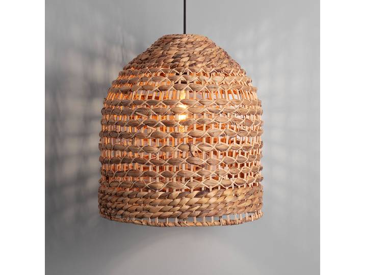 Suspension Bola type B Ø 43cm Marron/Marron jacinthe d’eau LED E27
