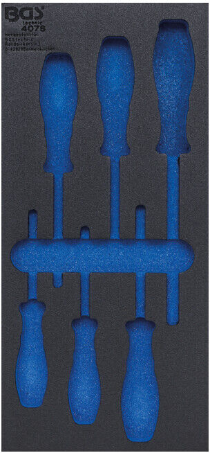 BGS Insert de servante d'atelier 1/3, vide pour art. 4078 ; BGS technic (4078-1)