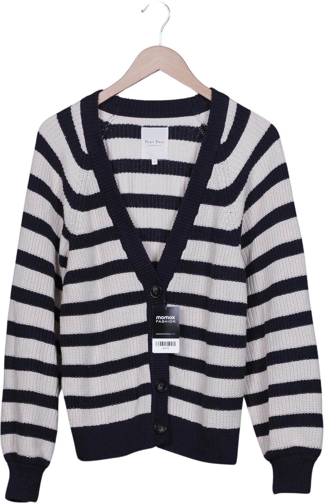 Part Two Damen Strickjacke, Mehrfarbig, Gr. M, Baumwolle - Second Hand