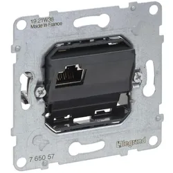 Legrand 765057 SEANO Datendose RJ45, Kat. 6A, UTP, ungeschirmt