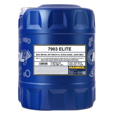 SCT - MANNOL Motoröl Mannol Elite 5W-40 [20L] MN7903-20