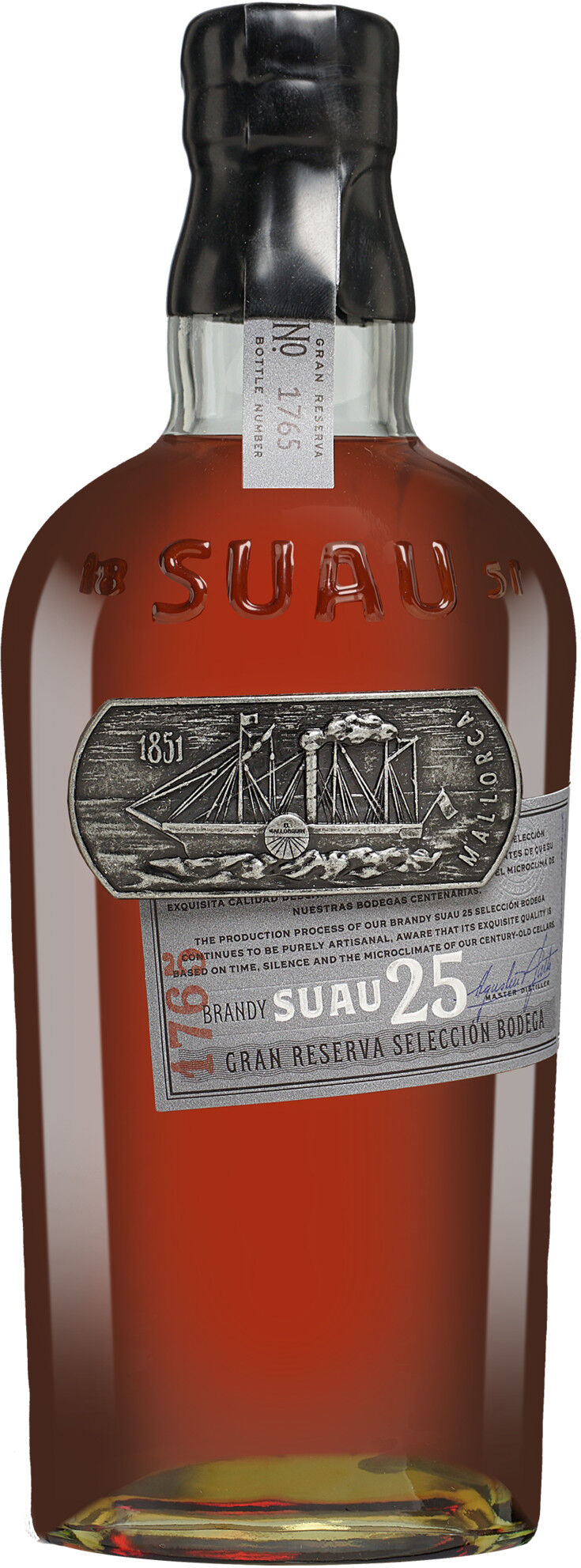 Brandy Suau »25 Años« Solera Gran Reserva - 0,7 L. 37% Vol. Brandy aus Spanien