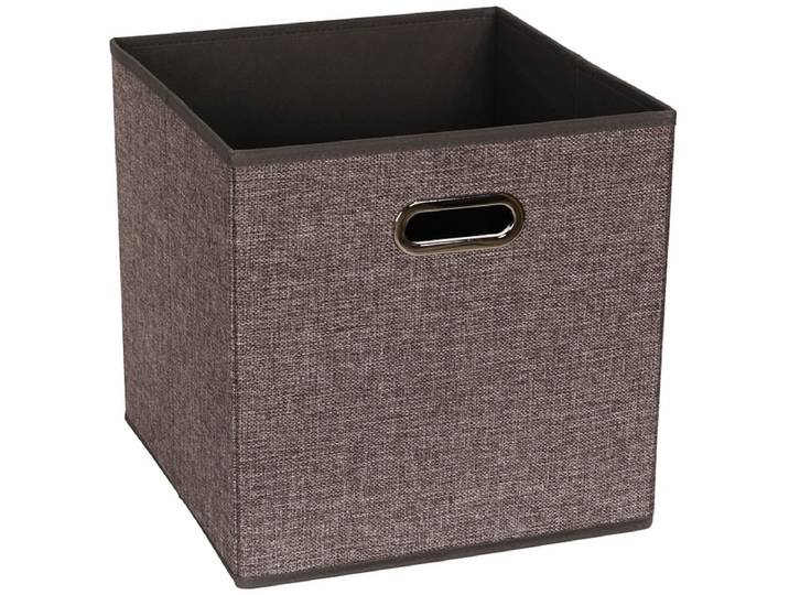 Aufbewahrungskorb NATALYA 2 braun 31x31x31cm