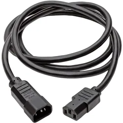 HPE 2.0m 10A C13-C14 Blk Jpr Cord (2 m), Stromkabel, Schwarz