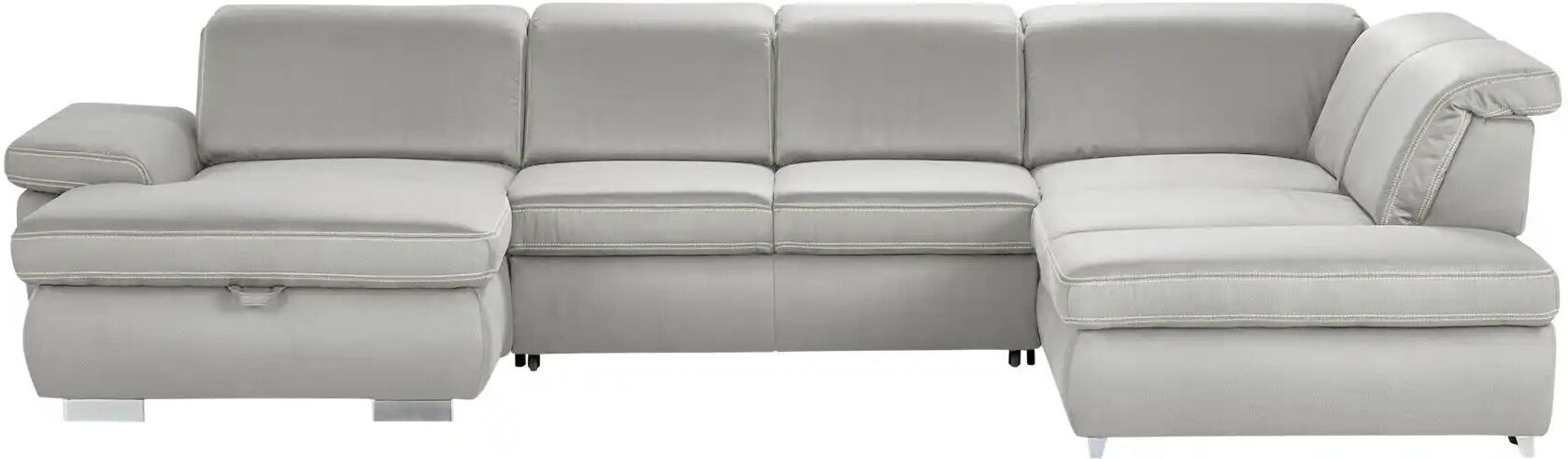 Lounge Collection Wohnlandschaft mit verschiedenen Funktionen Amanda ¦ grau ¦
