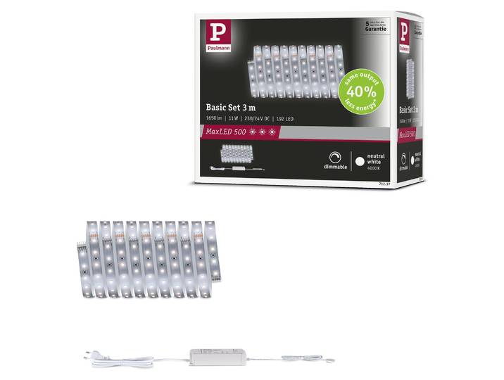 Paulmann MaxLED 500 LED Strip Neutralweiß Basisset