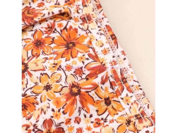 Maillot bain à manches longues, imprimé Floral, à mode, joli UPF50 +, 85AE