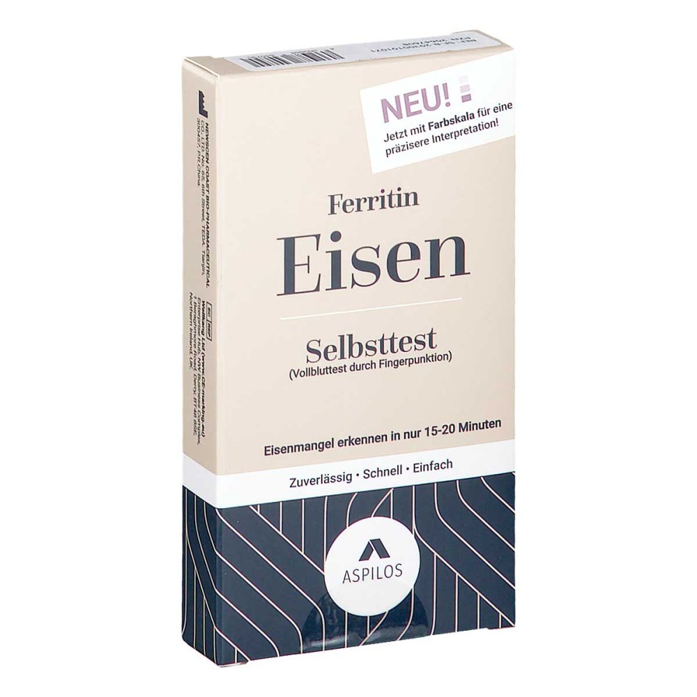 Aspilos GmbH Aspilos Selbsttest Eisen Ferritin Sf Blut 20647608