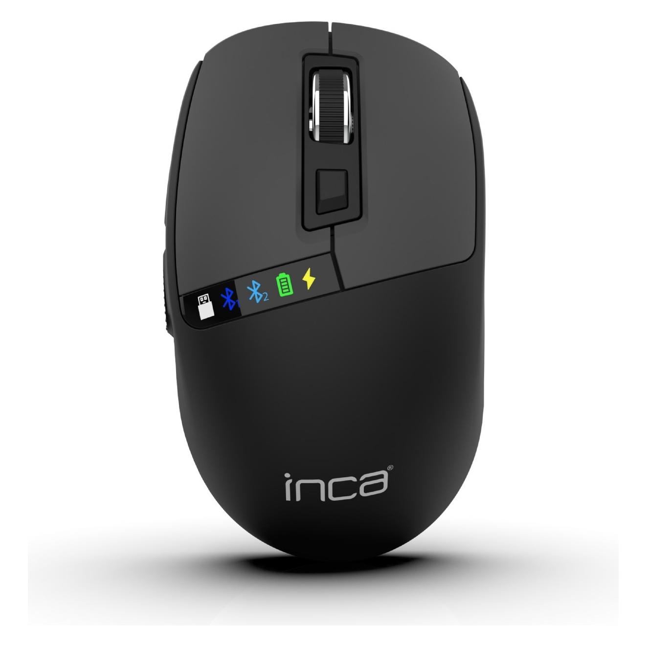 Inca IWM-512RS Wireless Maus 800-1600DPI/BT5.0 2.4GhZ (Kabellos) (IWM-512R)