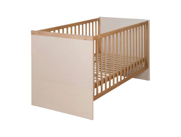 Roba Kombi-Kinderbett 70 x 140 cm Jil, Kaschmir, Holz, Uni, 70x140 cm, Baby- und Kindermöbel, Babyzimmer, Babybett, Gitterbett