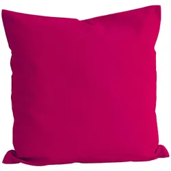 KISSENBEZUG Basic 100% Baumwolle pink 40/40 cm