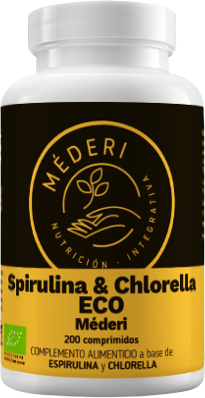 Méderi Nutrición Integrativa Spirulina & Chlorella Eco 200 Tablets