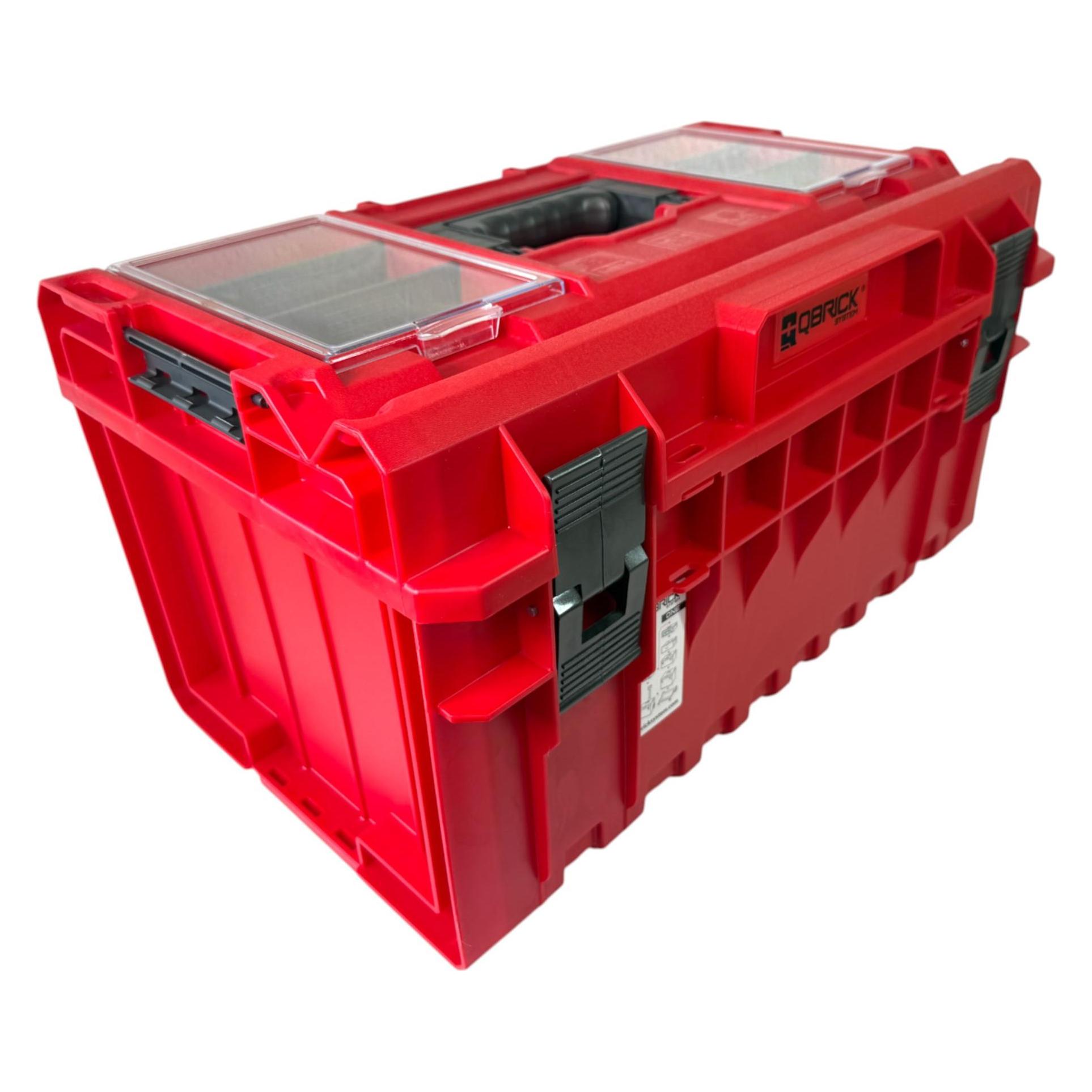 Qbrick System ONE 350 Profi RED ULTRA HD Custom Werkzeugkoffer modularer Organizer 585 x 385 x 320 (ONE 350 Profi RED ULTRA HD)