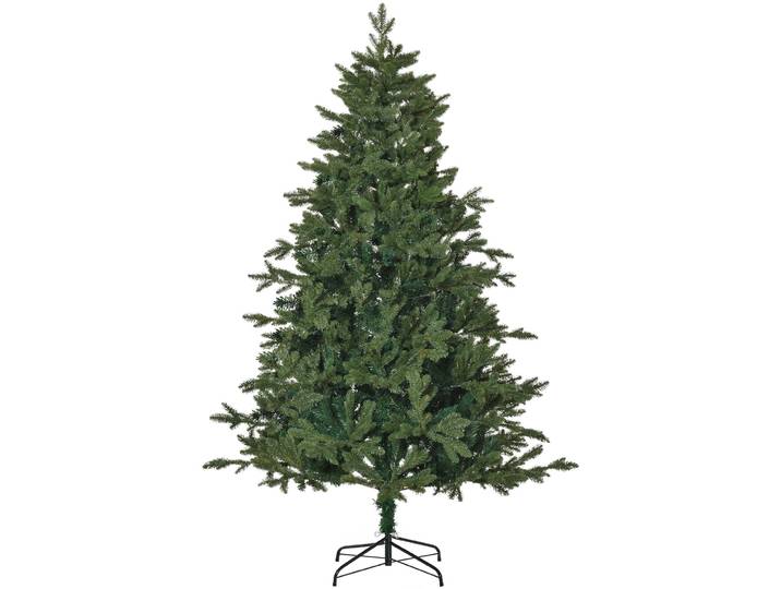 HOMCOM künstlicher Weihnachtsbaum Tannenbaum zusammenklappbar und abnehmbar Grün