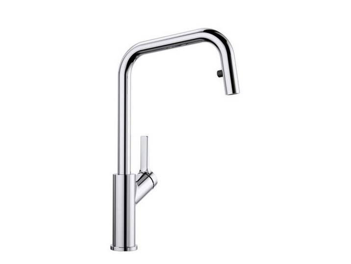 Blanco Küchenarmatur, Chrom, Metall, 11.1x39.3x25.7 cm, flexible Anschlussschläuche, herausziehbarer Auslauf, schwenkbarer Auslauf, Küchen, Küchenausstattung, Küchenarmaturen