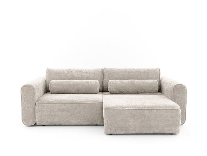 Muffo Ecksofa MOTION, Lose Rückenpolster, Ein 2-in-1-Ecksofa, das sich in ein Sofa verwandeln lässt