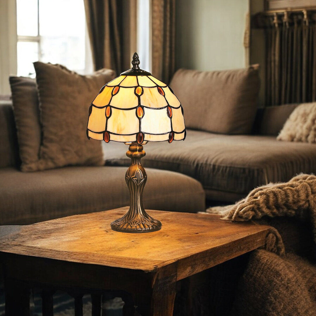 Ophelia & Co. Bookman Table Lamp Amber 40cm H X 20cm W X 20cm D