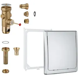 WC-Druckspüler 42901 Wandeinbau - chrom