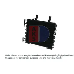 Kondensator Klimaanlage AKS DASIS 052170N für BMW Fiat 3er Z1 Roadster Scudo