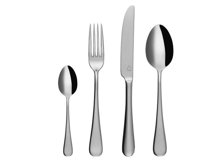 Sola Besteck-Set, Metall, 30-teilig, rostfrei, Vollheftmesser, Besteck, Besteck-Sets
