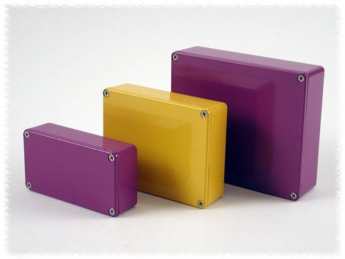Hammond Electronics 1590BBPR Universal-Gehäuse 118.5 x 93.5 x 34 Aluminium Lila 1St.
