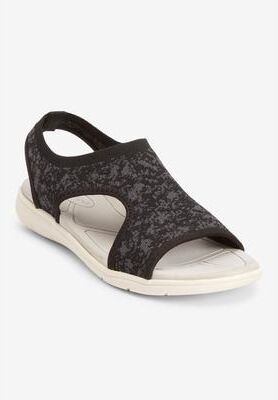Women's The Serafina Sandal by Comfortview in Black Multi (Size 10 M)