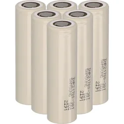 6x Samsung INR21700-30T 3,6V 3000mAh 35A Li-Ion-Akku
