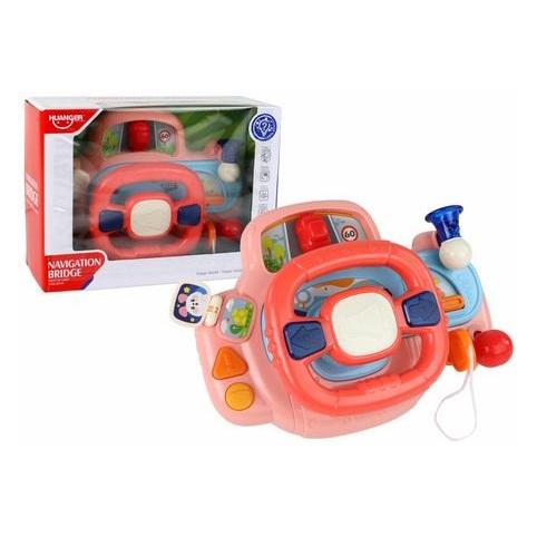Lean Toys Interaktives rosa Lenkrad (39476692)