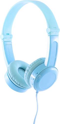 Onanoff Travel On Ear Headset kabelgebunden Blau Faltbar, Headset, Lautstärkebegrenzung Kinder