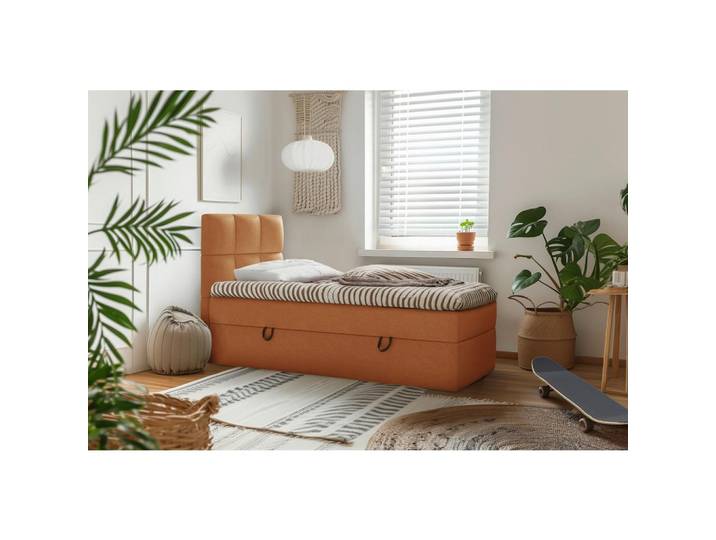 Boxbett mit Topper & Bettkasten 90x200 Polly