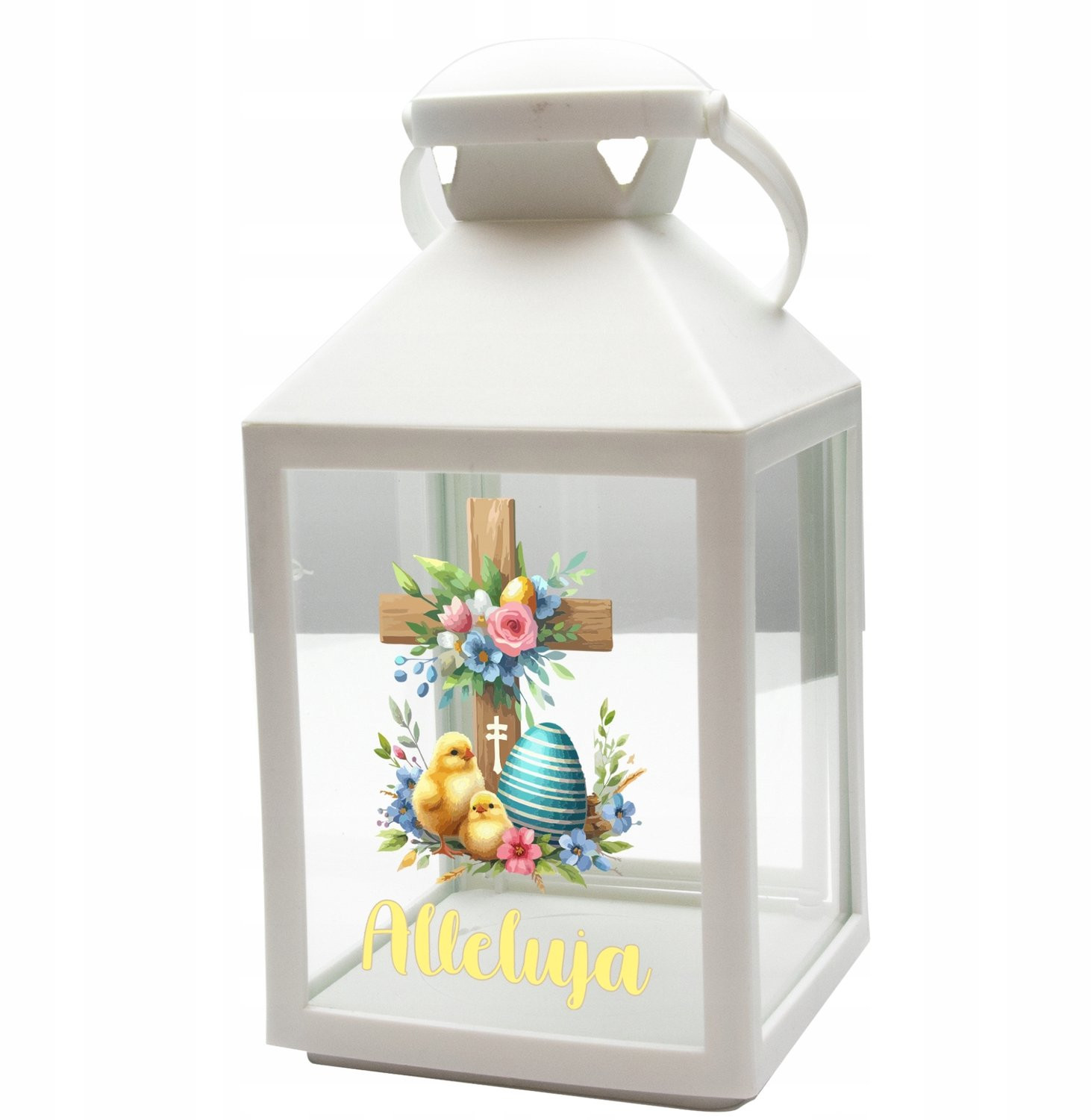 Decortrend Witte Paas Znicz met Kip - Decoratie voor Ouders en Grootouders