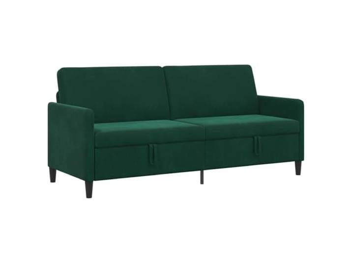 Todiikf 3-Sitzer Sofa mit Stauraum Dunkelgrün 192x78x87 cm Platzsparendes Dreisitzer Couchpolster mit Klappfunktion für Wohnzimmer und Gästezimmer, pflegeleichtes Design.