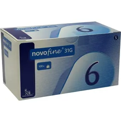 Novofine 6 Kanülen 0.25x6Mm 100 ST