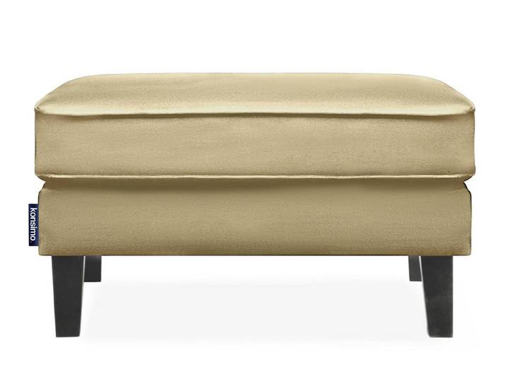 KONSIMO® Sitzhocker TERSO elegant, zeitloses Design und hohe Beine, Weicher Velours-Stoff