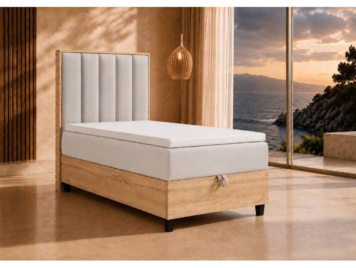 Best for Home Boxspringbett Boxspringbett Trinity K-10 mit Bettkasten & Komfort Topper T30 (70x200 80x200 90x200 100x200 cm), Verschiedene Liefermöglichkeiten, TOP Preis-Leistungs-Verhältnis