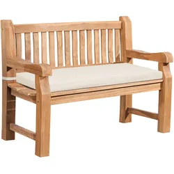 Gartenbank Teakholz Jackson mit Sitzkissen