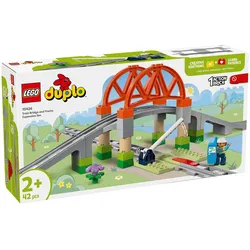 LEGO® DUPLO® 10426 Eisenbahnbrücke und Schienen  Erweiterungsset, mehrfarbig