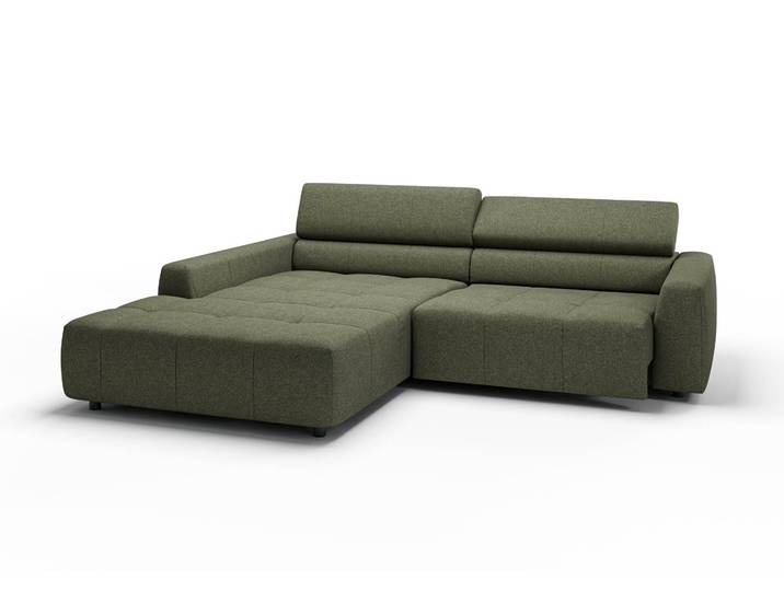 Candy Denver Ecksofa Loop motorische Sitztiefenverstellung im