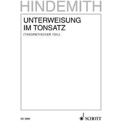 Unterweisung im Tonsatz. Band 1, Fachbücher von Paul Hindemith