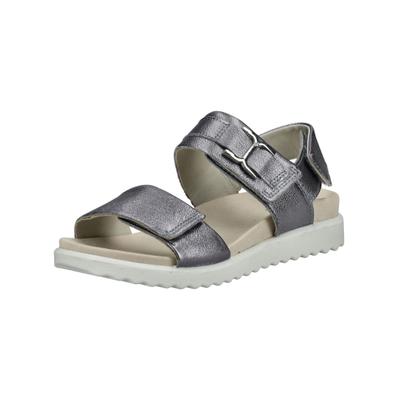 Pantolette LEGERO "Legero Sandalen Leder", Damen, Gr. 39, hellblau, Leder, Schuhe Pantolette