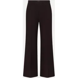 Wide-Leg Hose Schwarz 36