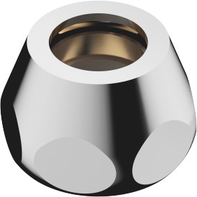 raccord vissé Dornbracht complètement G3/8 04233003101-07 nickelé
