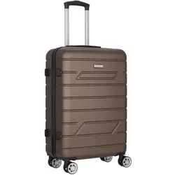 Nowi Bergamo 4 Rollen Trolley 65 cm, Koffer, Bronze