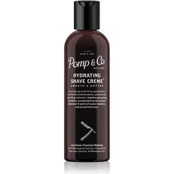 Pomp & Co, Rasierschaum + Rasiergel, Hydratisierende Rasiercreme 100 ml (100 ml, Rasiercreme)