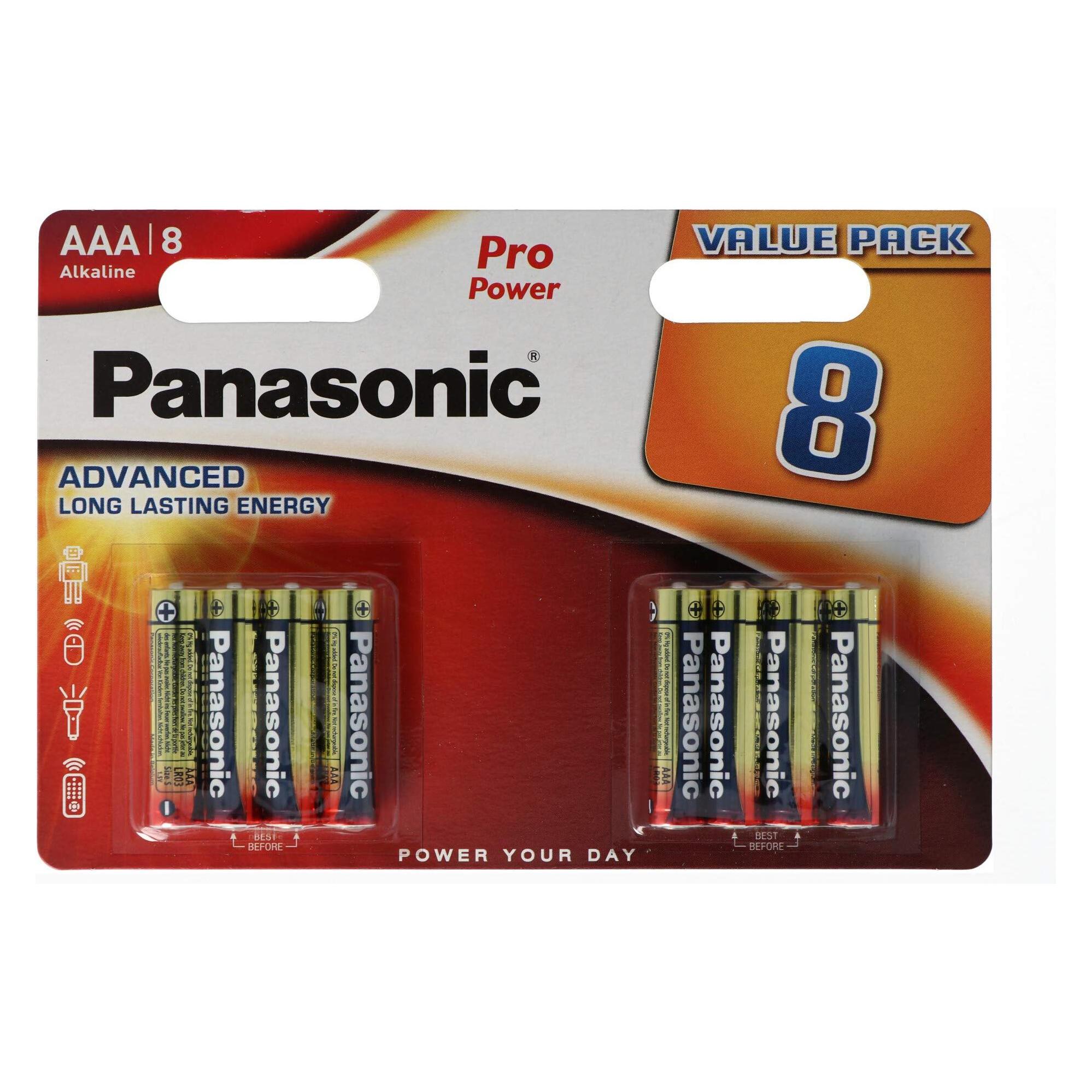 Panasonic Pro Power (8 Stk., AAA) (LR03PPG/8BW)