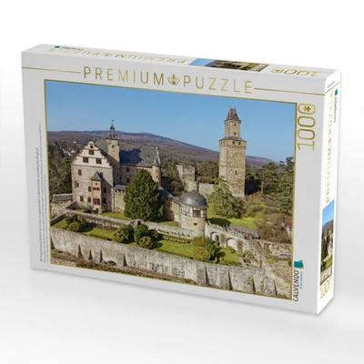 CALVENDO Puzzle Die Burg Kronberg besticht durch ihren ausgezeichneten Zustand und den monolithischen Bergfried | 1000 Teile Lege-Größe 64x48cm