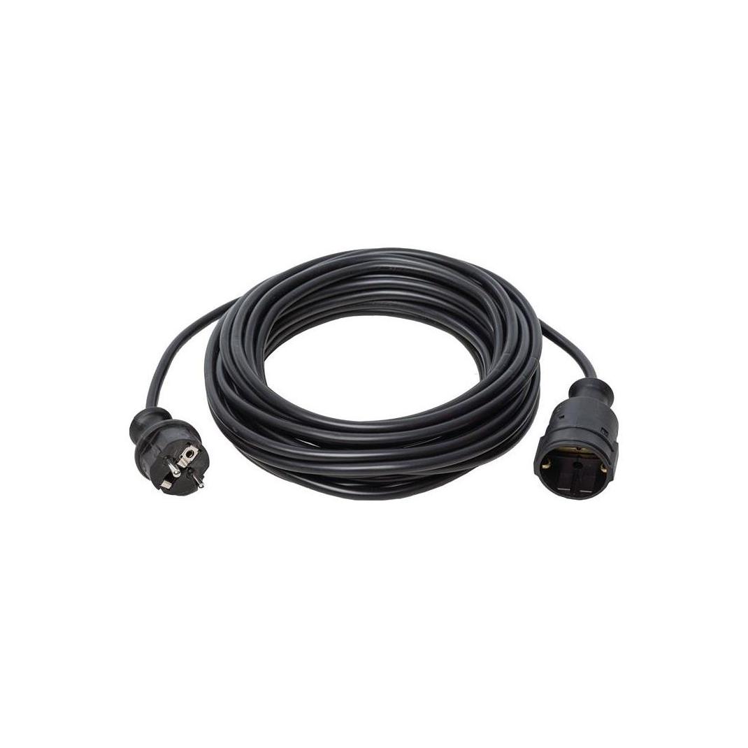 Weingartner Schutzkontaktverlängerung ( 4000873694 ) 16 A 230 V 3 x 1,5 mm² schwarz IP20 (10 m) (06040)