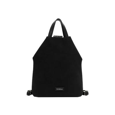Rucksack EMILY & NOAH "Rucksack E&N Jeanna", Damen, Gr. B/H/T: 30cm x 33cm x 17cm, schwarz (schwarz 100), Polyurethane, Rucksäcke Rucksack