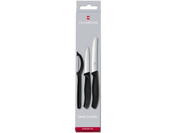 Victorinox Gemüsemesser-Set schwarz