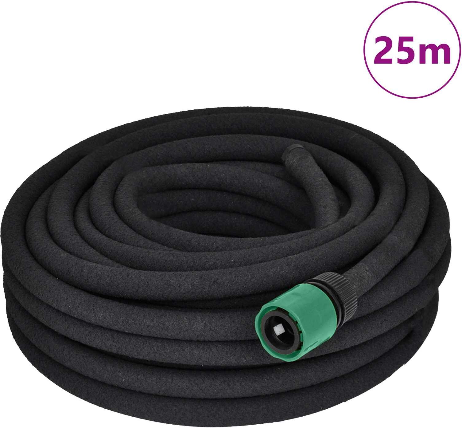 vidaXL Tuyau d'arrosage irrigation de jardin Connecteur 1/2 pouces 25m
